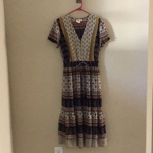 Anthropologie midi dress